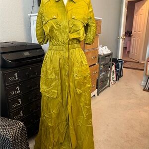 Anthropologie Olive Dress